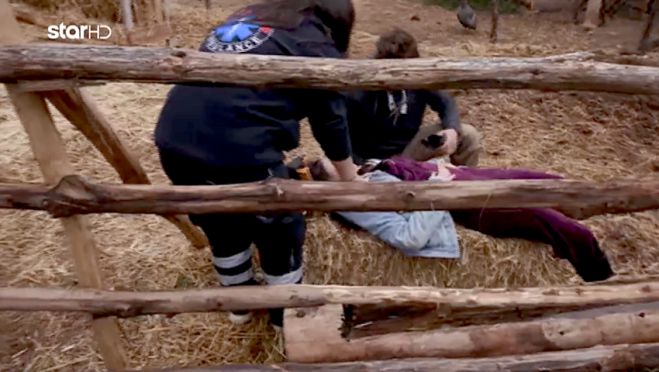 Σοκαριστικό ατύχημα παίκτριας στη «Φάρμα» στη Γορτυνία | Την κλώτσησε το άλογο και την έστειλε σε άσχημη κατάσταση στο νοσοκομείο