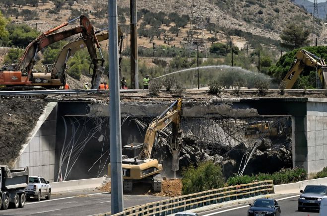 Αποκαταστάθηκε πλήρως η κυκλοφορία στην Αθηνών-Κορίνθου