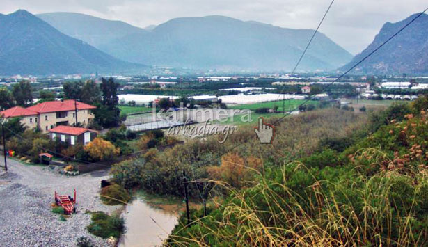 «Ηρέμησε» ο καιρός και άνοιξαν σήμερα τα σχολεία της Νότιας Κυνουρίας