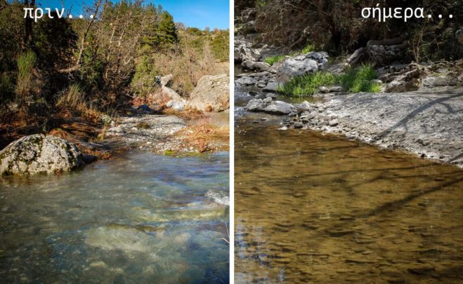 Συνεχίζονται τα λύματα στον Μυλάοντα ποταμό