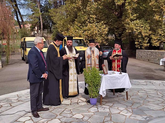 Αγιασμός στις δομές της Μητρόπολης Μαντινείας και Κυνουρίας - Το μήνυμα Βαλασόπουλου