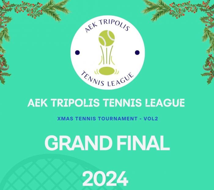 Ανανεωμένο Ταμπλό ομίλων AEK TRIPOLIS TENNIS LEAGUE by Zouzoulas &amp; Mod’s Hair