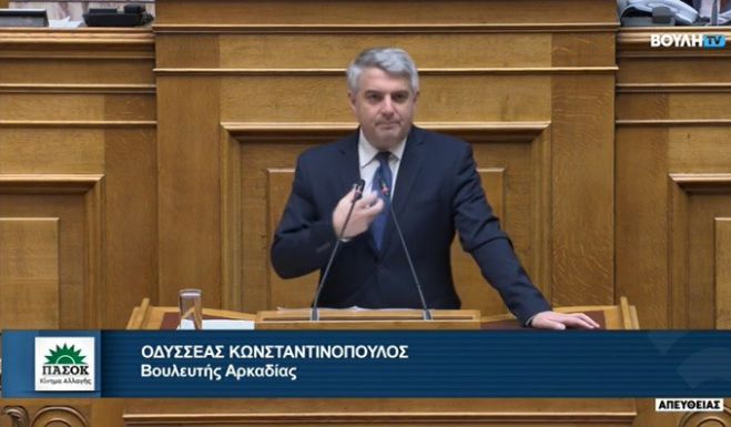 Κωνσταντινόπουλος: "Λείπουν 500.000 χέρια και έχουμε 500.000 άνεργους. Αυτή είναι η πραγματικότητα της χώρας σήμερα"