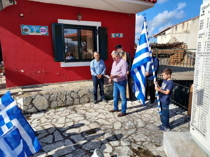 Η γιορτή της 28ης Οκτωβρίου στο χωριό Πυρρή Γορτυνίας