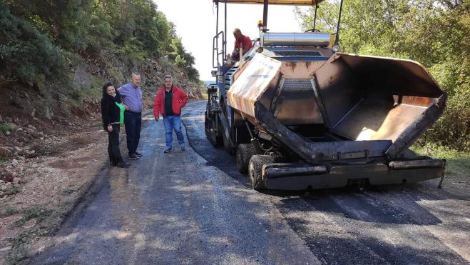 Στο έργο αποκατάστασης βατότητας του δρόμου Σταυροδρόμι - Αετοράχη ο Σκαντζός