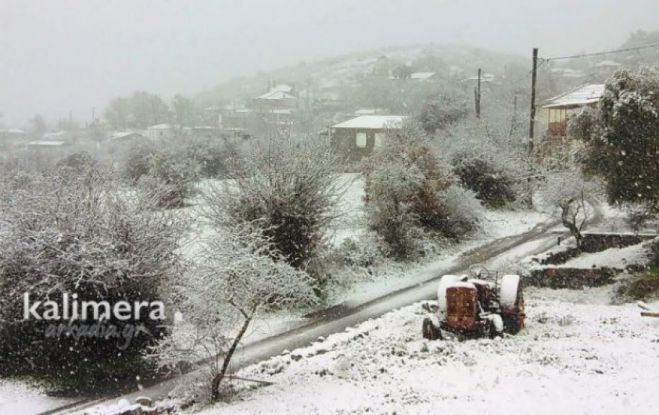 Χιόνια φέρνει η κακοκαιρία "BARBARA"