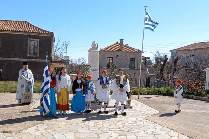 Υπερηφάνεια | Τον Εθνικό μας Ύμνο έψαλαν οι μαθητές στα Πελετά Κυνουρίας (vd)