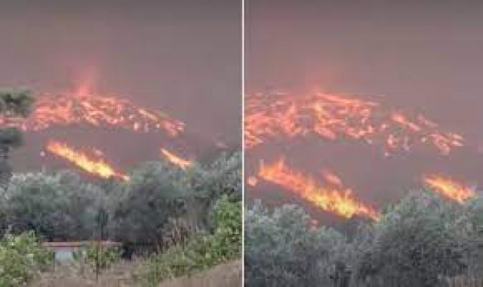 Βίντεο - ντοκουμέντο με τον πυροστρόβιλο στη Ρόδο