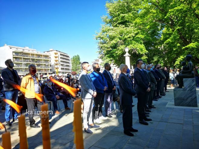 Πολιούχοι | Οι πρώτες εικόνες από την Πανηγυρική Αρχιερατική Θεία Λειτουργία στην πλατεία Άρεως