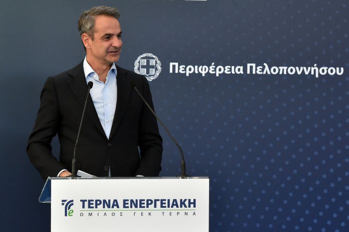 Ο Μητσοτάκης εγκαινίασε τη μονάδα διαχείρισης απορριμμάτων στην Παλαιόχουνη Αρκαδίας (εικόνες)