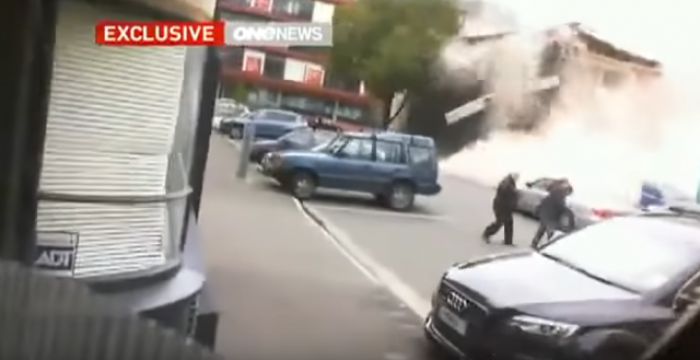 Video καταγράφει τον μεγάλο σεισμό στην Νέα Ζηλανδία - Σείστηκε η γη (vd)