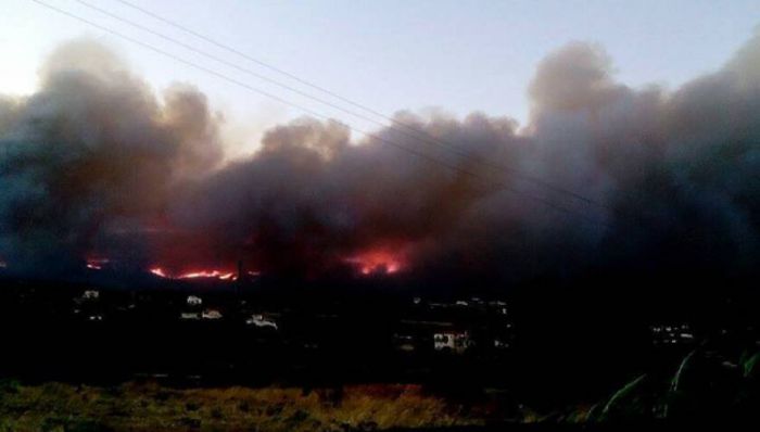 Επικίνδυνες διαστάσεις η μεγάλη πυρκαγιά στη Λακωνία (vd)