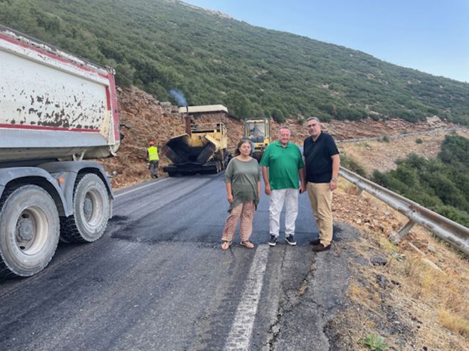 Αυτοψία Μανδρώνη σε σημαντικά έργα οδοποιίας