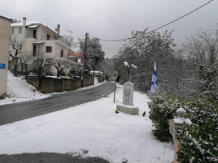 Η χιονισμένη Κερασιά! (εικόνες)