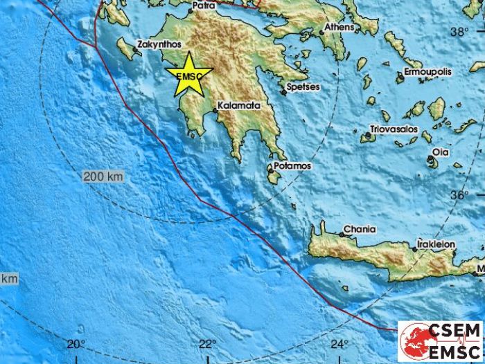 Σεισμός 5 Ρίχτερ ταρακούνησε μέσα στη νύχτα την Αρκαδία!