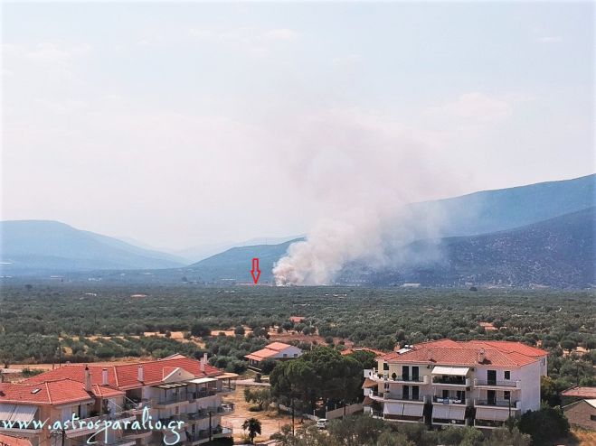 Άστρος | Φωτιά στο Κέντρο Διαλογής Ανακυκλώσιμων Υλικών του Δήμου Βόρειας Κυνουρίας