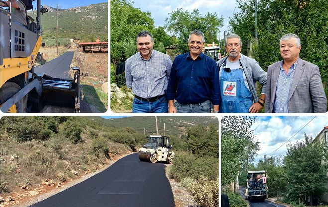 Ασφαλτοστρώσεις στο Λεβίδι | Τζιούμης: «Συνεχής η προσπάθεια της δημοτικής αρχής να στηρίξει τους ανθρώπους που ζουν στα χωριά μας» (vd)