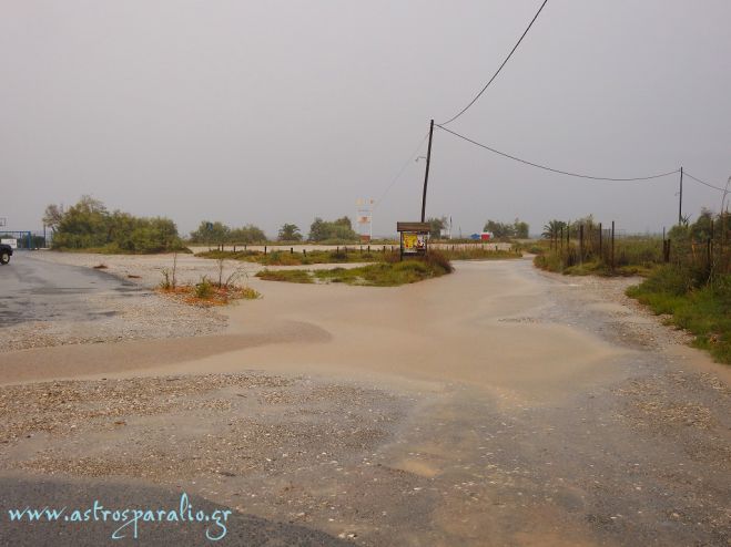 Μικρά πλημμυρικά φαινόμενα στον Ατσίγγανο