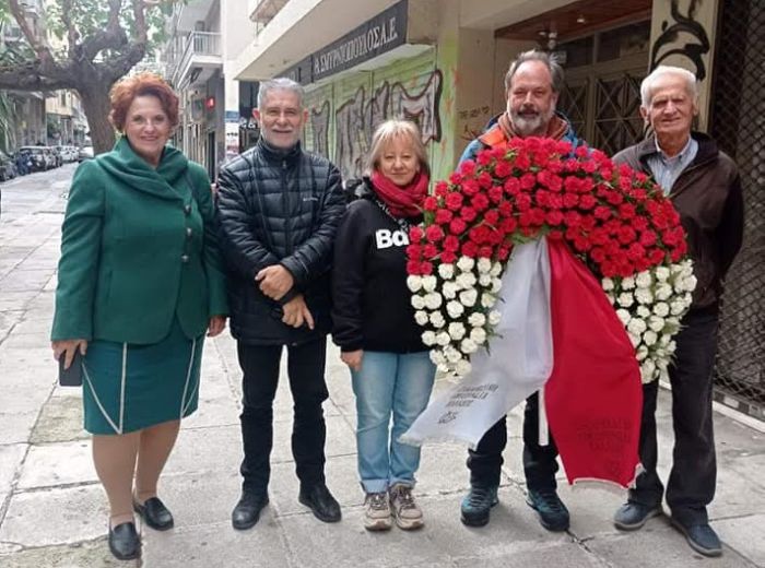 Αντιπροσωπεία της Παναρκαδικής Ομοσπονδίας Ελλάδος κατάθεσε στεφάνι στην επέτειο της εξέγερσης του Πολυτεχνείου