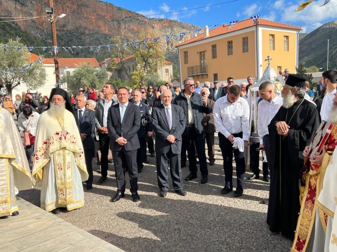 Εισόδια της Θεοτόκου | Στο Λεωνίδιο ο Κώστας Βλάσης (εικόνες)