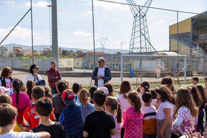 Μαθητές και δάσκαλοι του 5ου Δημοτικού Σχολείου Τρίπολης στο "Θεόδωρος Κολοκοτρώνης" (εικόνες)