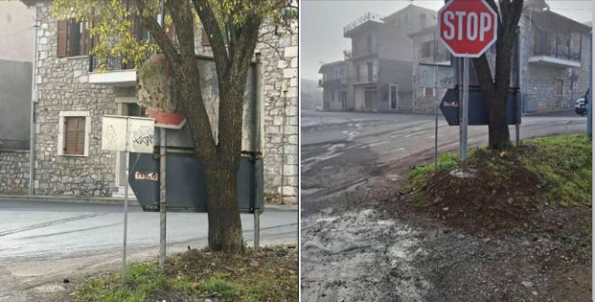 Τρίπολη | Αντικαταστάθηκε η πινακίδα "STOP" επί της οδού Αγίου Αθανασίου