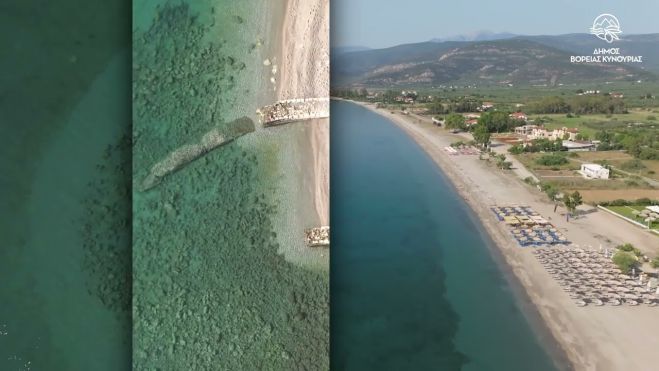 Οι πανέμορφες παραλίες της Βόρειας Κυνουρίας (vd)