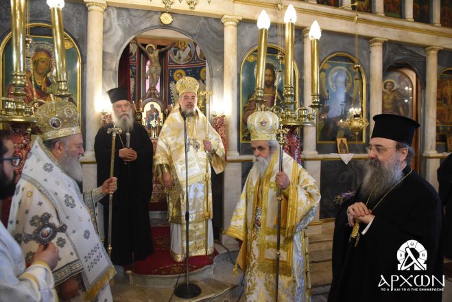 Λαμπρά τα ονομαστήρια του Μητροπολίτη Γόρτυνος Νικηφόρου (εικόνες)