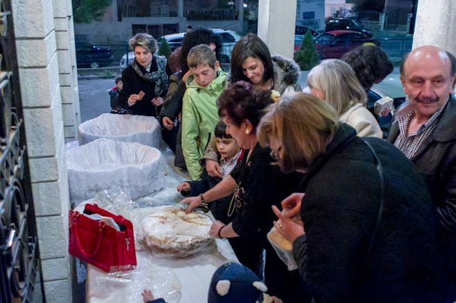 Εσπερινός για τη γιορτή της Αγίας Αικατερίνης στην Τρίπολη (εικόνες)