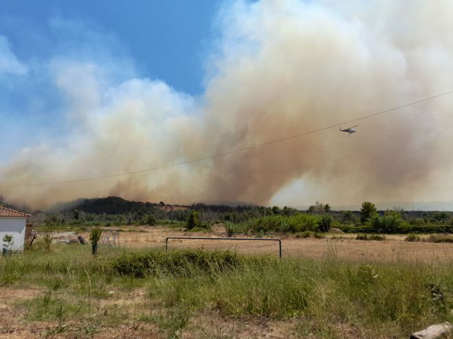 Υπό έλεγχο βρίσκεται πλέον η φωτιά σε χωριά του Δήμου Γορτυνίας