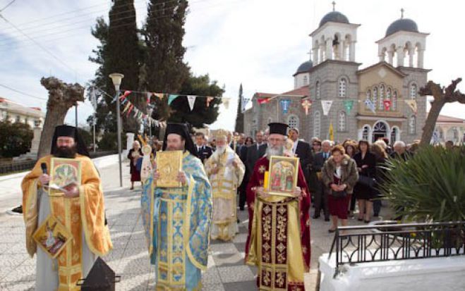 Η γιορτή της Ορθοδοξίας στο Ναό της Μεταμόρφωσης