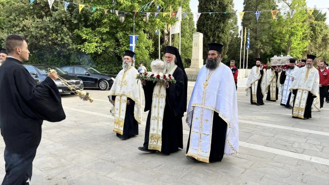 Εσπερινός μνήμης Αγίων Νεομαρτύρων Δημητρίου και Παύλου Πολιούχων Τριπόλεως