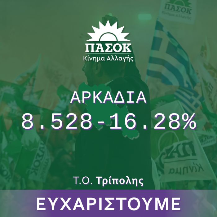 ΠΑΣΟΚ Τρίπολης: &quot;Η σύνθεση του κοινοβουλίου θυμίζει σκοτεινές εποχές&quot;