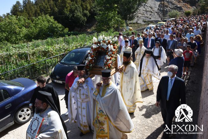 Λαμπρή η πανήγυρη της Ιεράς Μονής Παναγίας Μαλεβής (εικόνες)