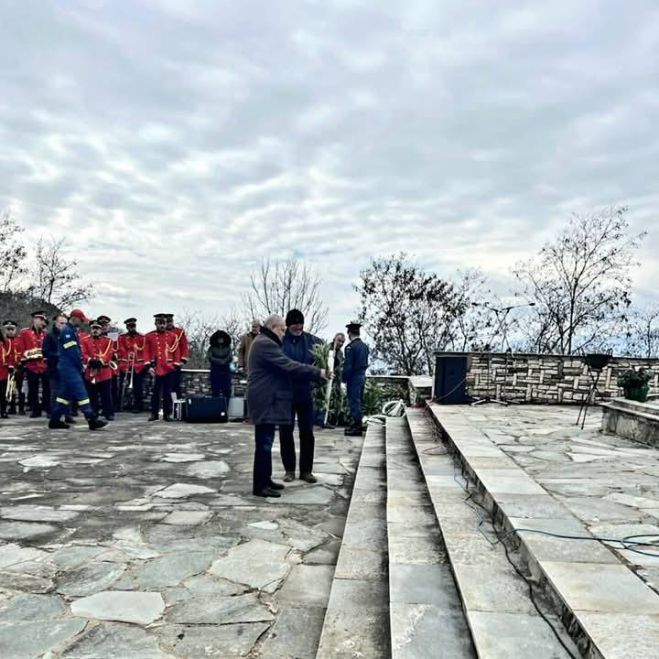 Ο Γιώργος Παπαηλιού στην 81η επέτειο της εκτέλεσης των 212 πατριωτών από τα χιτλερικά στρατεύματα κατοχής στις Βίγλες