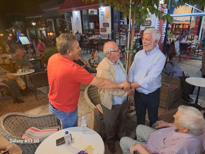 «Οργώνει την Κορινθία ο Πέτρος Τατούλης - Επισκέφθηκε και τις περιοχές που επλήγησαν»