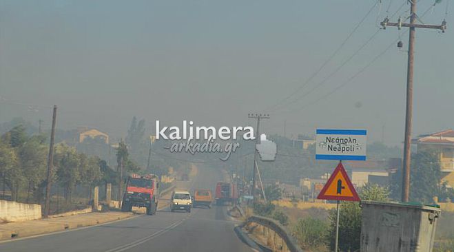 Σε ύφεση τα μέτωπα φωτιάς στην Πελοπόννησο