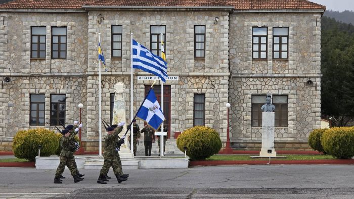 Παράδοση - παραλαβή της Διοίκησης της IV Μεραρχίας Πεζικού | Από τον Απόστολο Τσουλουβή στον Αλέξανδρο Χατζηαλεξανδρή