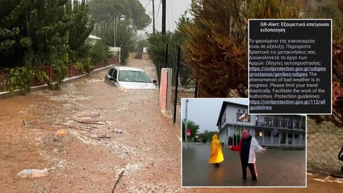 Βιβλική καταστροφή στο Βόλο -Ένας νεκρός και ένας αγνοούμενος