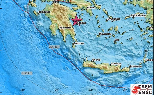 Σεισμός 4.4 Ρίχτερ κοντά στα Δίδυμα έγινε αισθητός στην Αρκαδία!