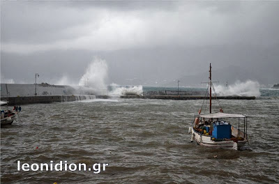 Συνεχίζεται η έντονη κακοκαιρία στη Νότια Κυνουρία (vd)