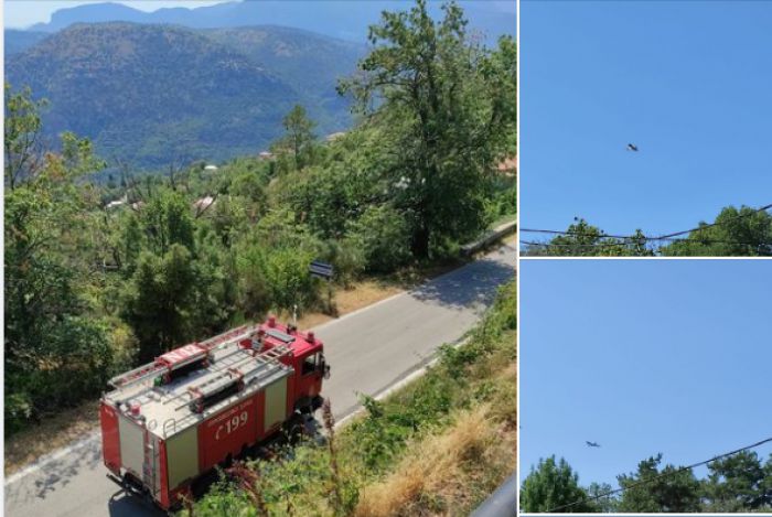 Υπό μερικό έλεγχο η πυρκαγιά ανάμεσα σε Καστρί και Άγιο Πέτρο